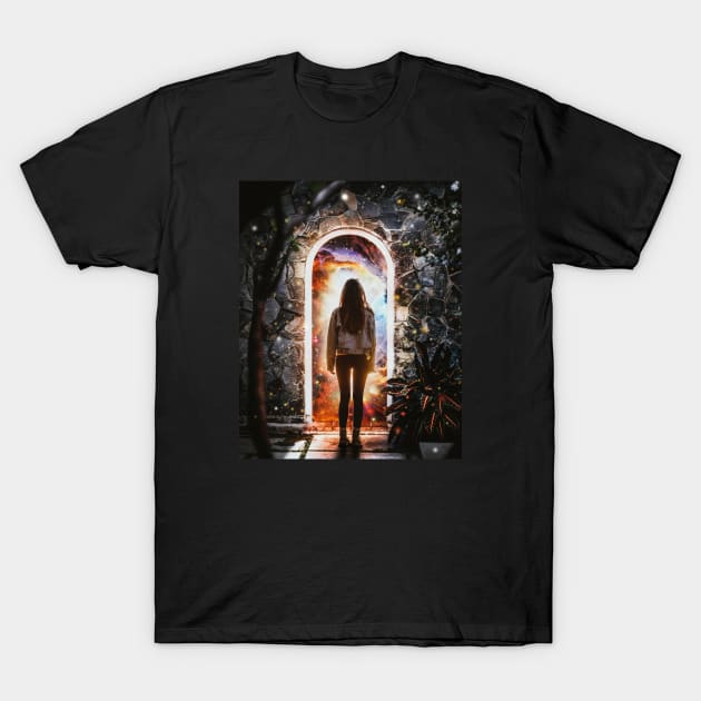 Celar door T-Shirt by circlestances